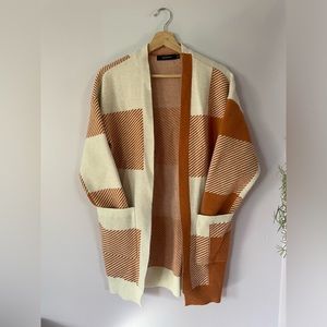Colorblock Cardigan Sweater